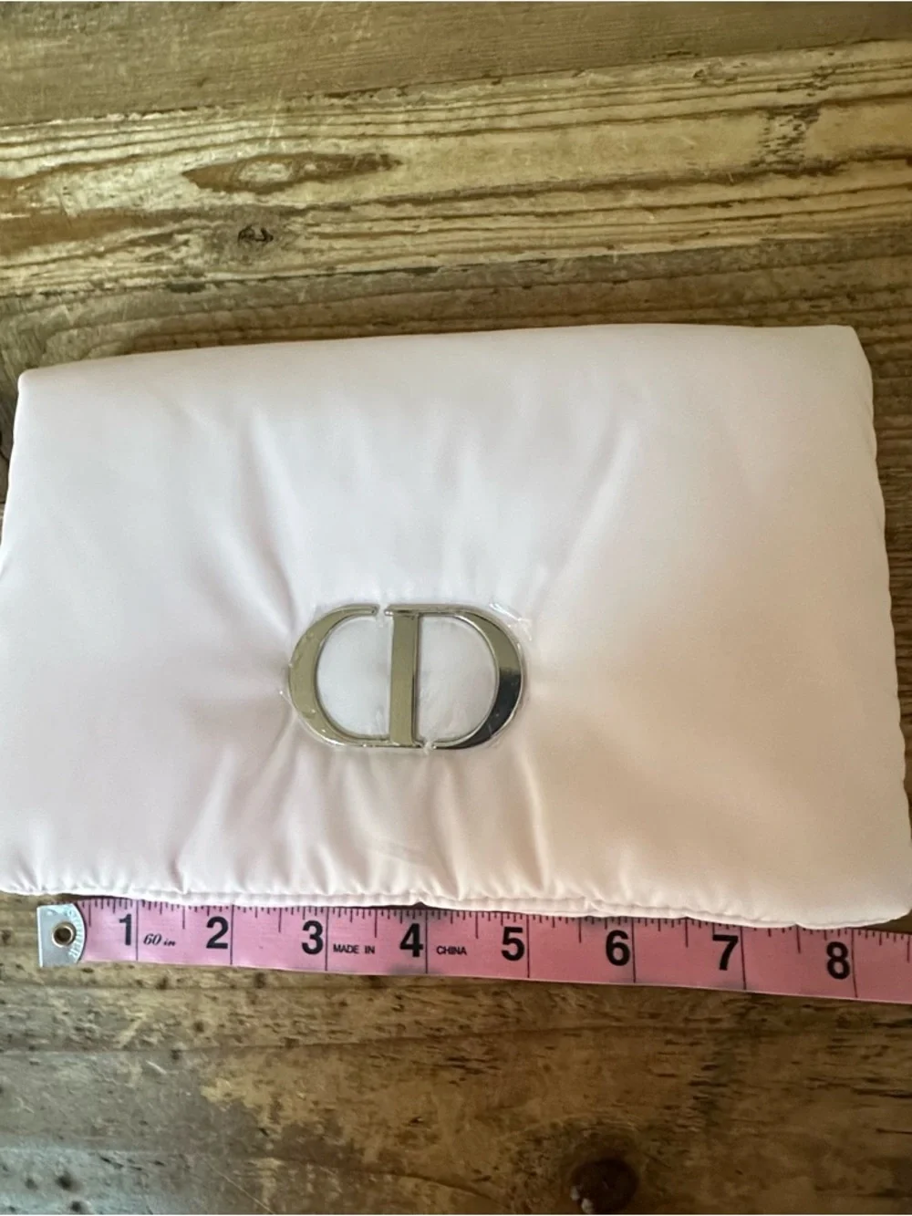 Dior Puffy Light Pink Make-Up Envelope Bag - Picture 5 of 6